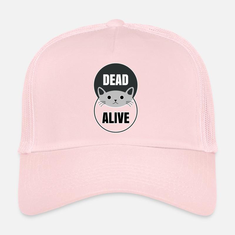 Le chat de Schrödinger Physique drôle Physique du chat Casquette trucker 