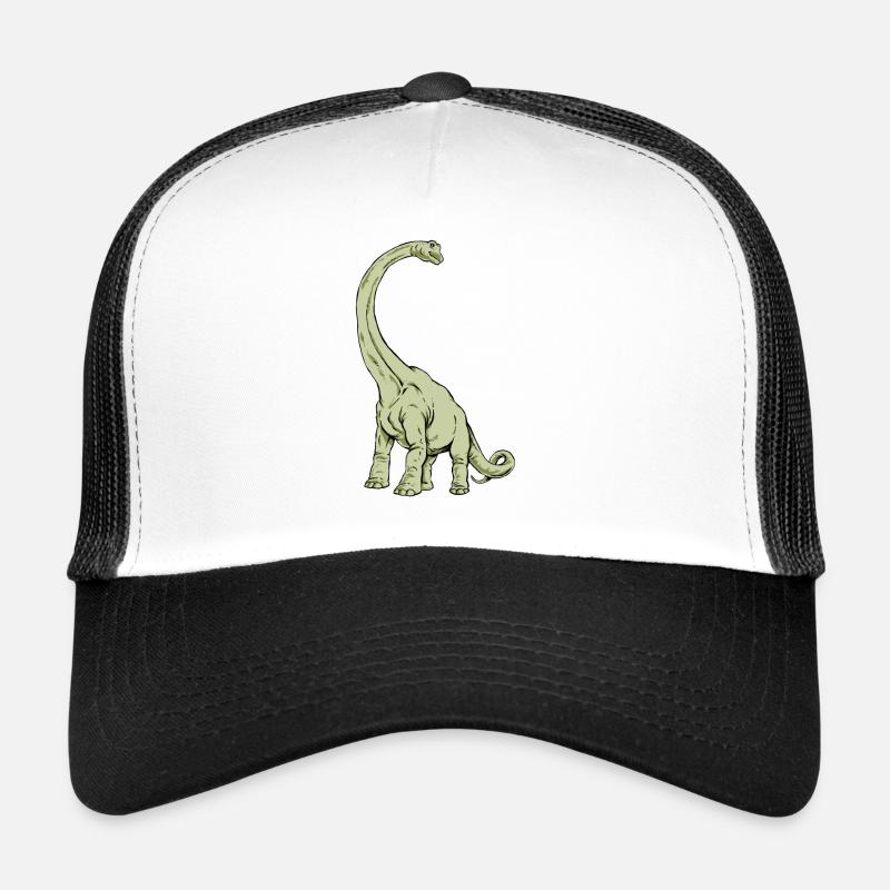 Elmer Dino BRAQUIO - Trucker Cap - Weiß/Schwarz