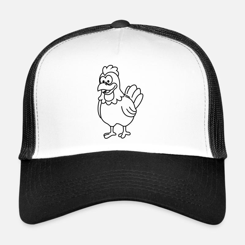Huhn Comic Tier Trucker Cap
