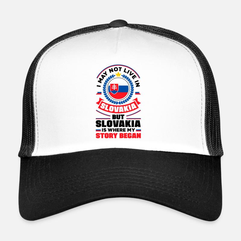 Slovaquie slovaque Citation du drapeau slovaque Casquette trucker 