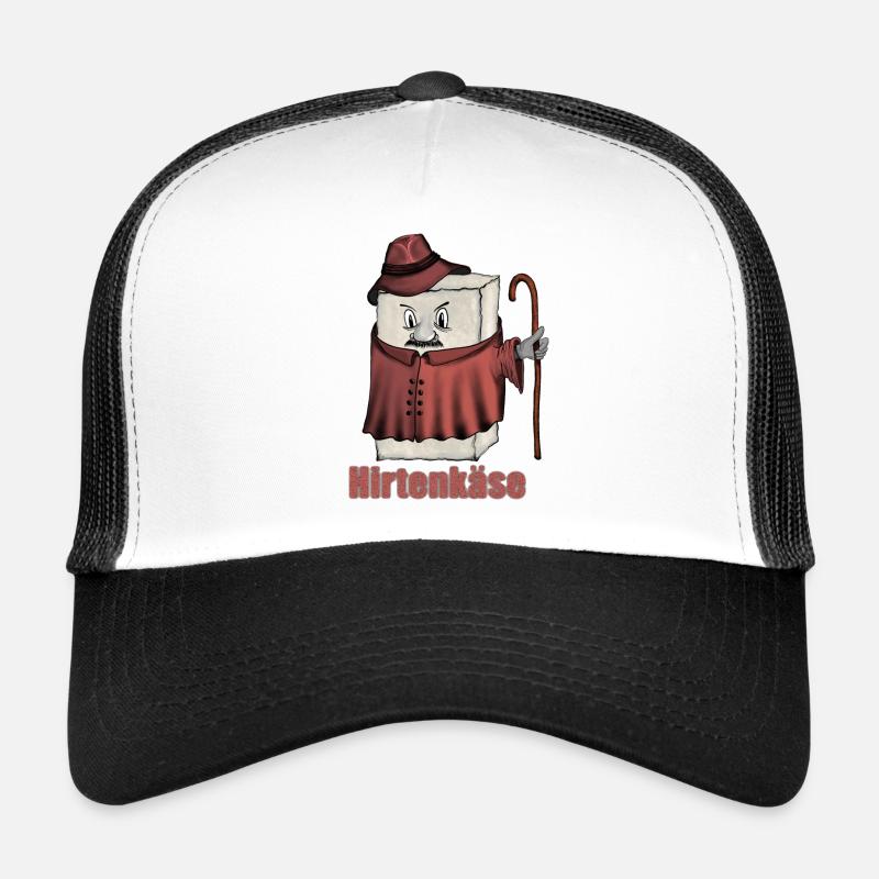 Hirtenkäse - Trucker Cap - Weiß/Schwarz