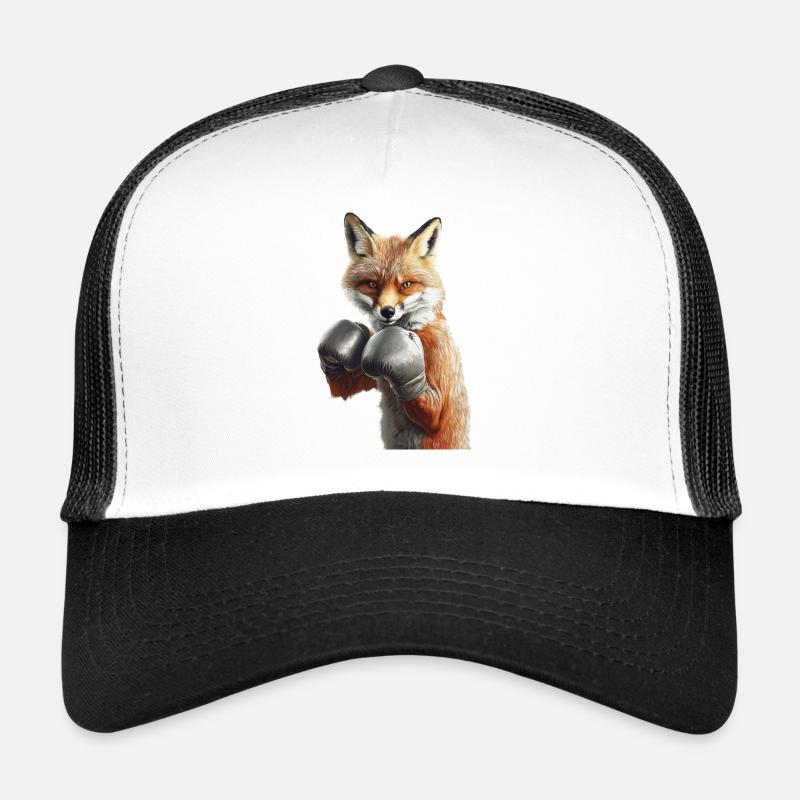 Fuchs - Trucker Cap - Weiß/Schwarz