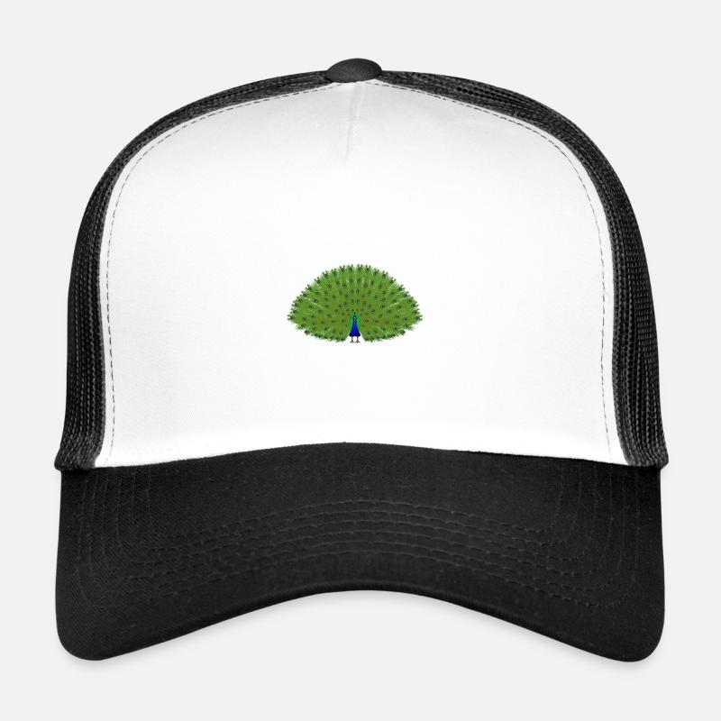 Peacock wheel Trucker Cap