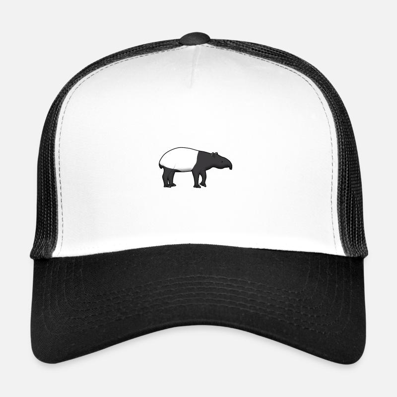 Tapir geht - Trucker Cap - Weiß/Schwarz