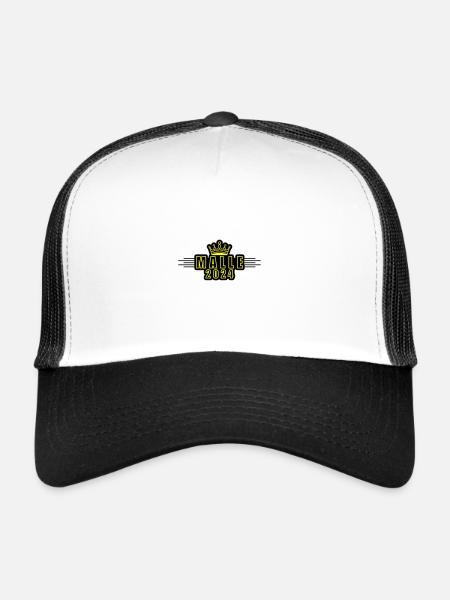 Malle 2024 Majorque Krone - Casquette trucker  - blanc/noir - Devant