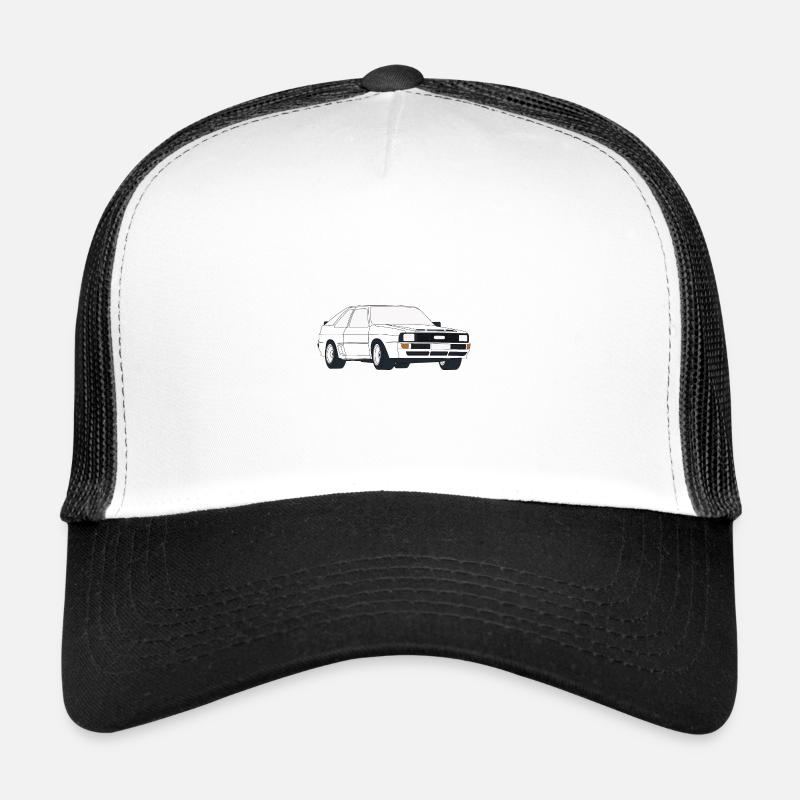 Urquattro Transparent - Trucker Cap - Weiß/Schwarz