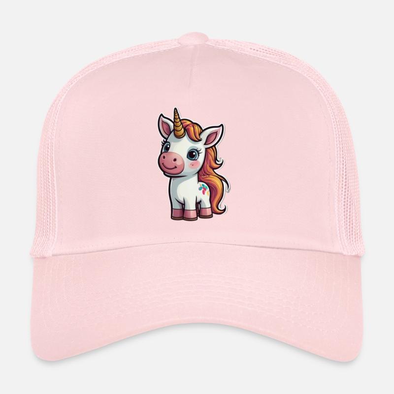 Cartoon Unicorn Trucker Cap
