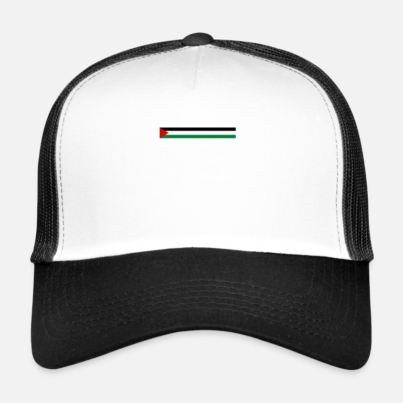 Drapeau de la Palestine - à travers Casquette trucker 