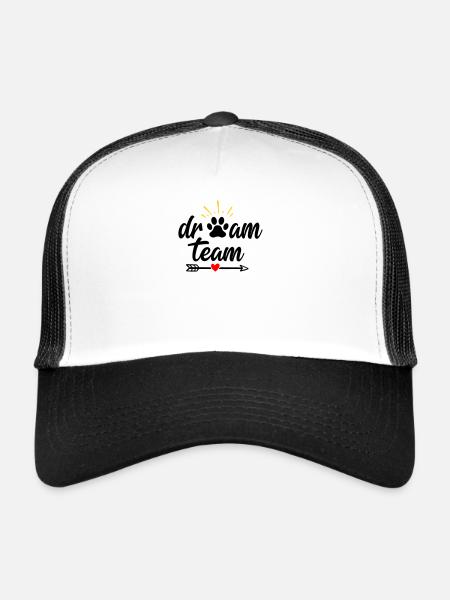 Équipe de rêve - Casquette trucker  - blanc/noir - Devant