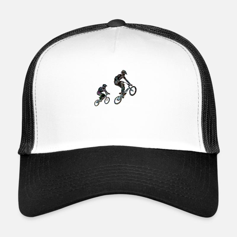 bmx - Trucker Cap - Weiß/Schwarz
