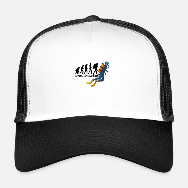 Plongée Évolution Plongée Plongeur Instructeur de plongée Casquette trucker 
