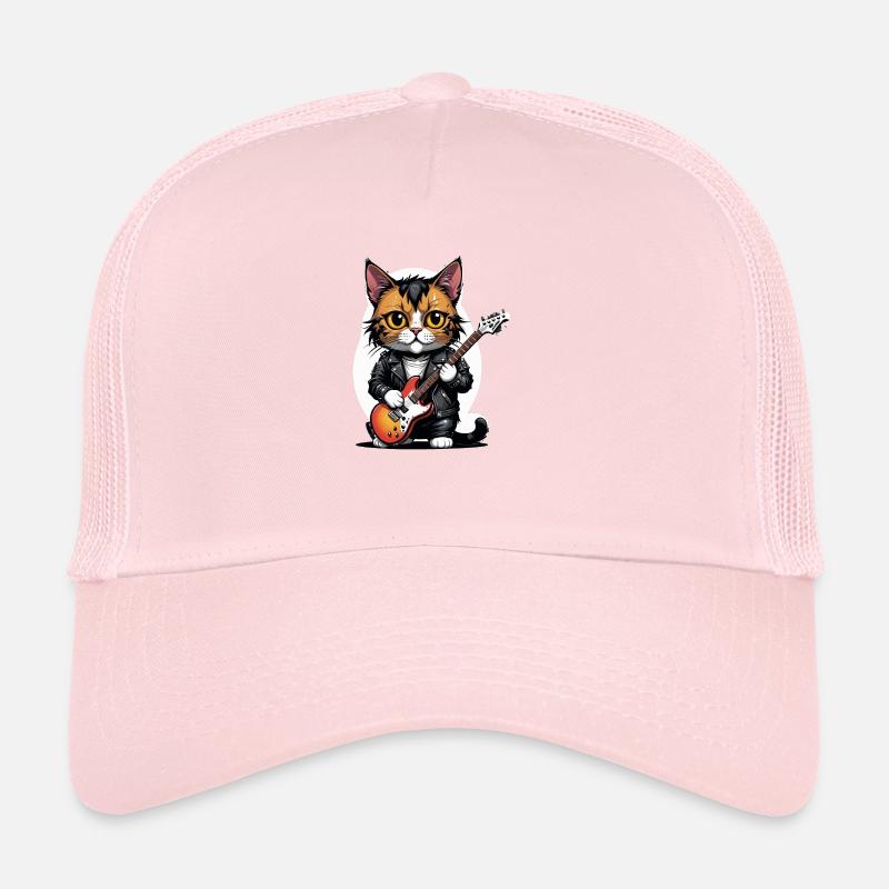 Cat Rocker Katze HardRock Geschenk Trucker Cap