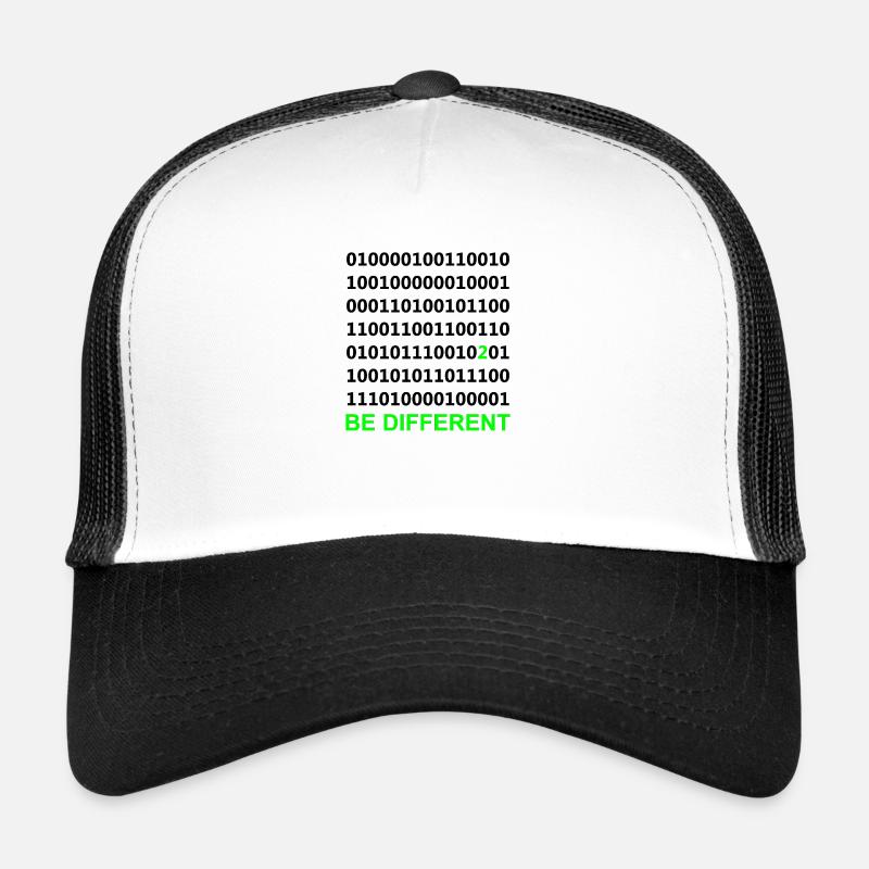 Be Different - Binary - Digital Trucker Cap