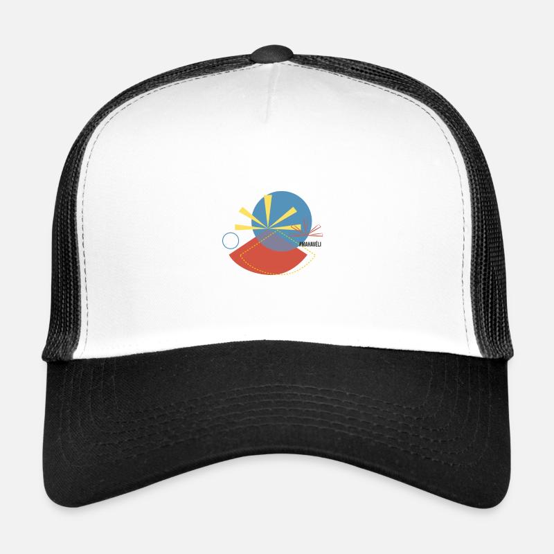 Drapeau Mahavéli, Ile de la Réunion 974 Casquette trucker 