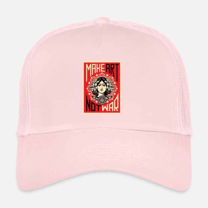 MAKE ART NOT WAR Trucker Cap