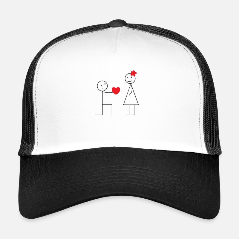 Figur baton Herz Trucker Cap