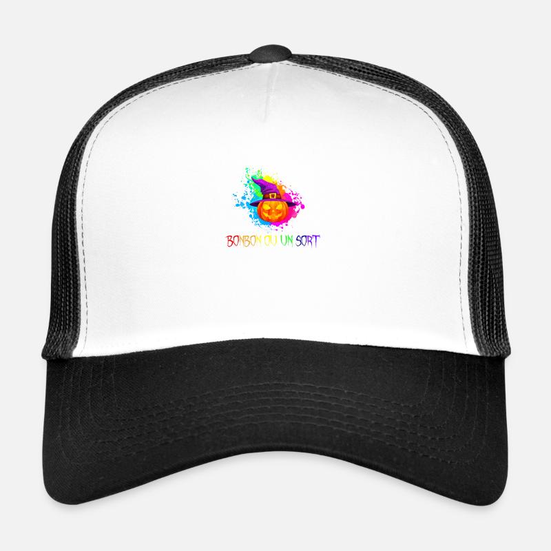 Halloween Bonbon ou sort Geschenkidee Trucker Cap