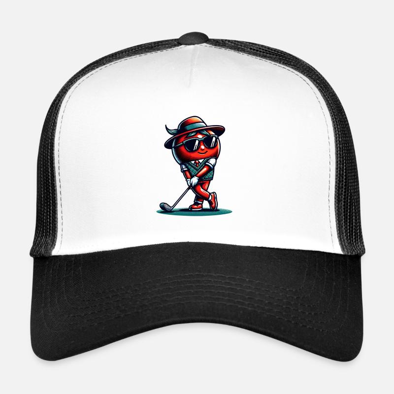 Lustige Golf-tomatenschwünge Mit Stil Trucker Cap