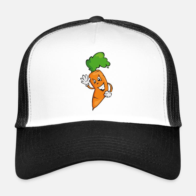 carrot - Trucker Cap - white/black