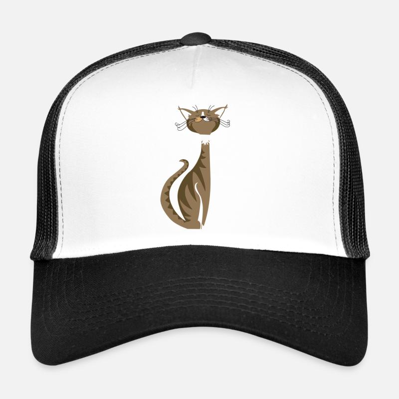 Molly Sue - Casquette trucker  - blanc/noir