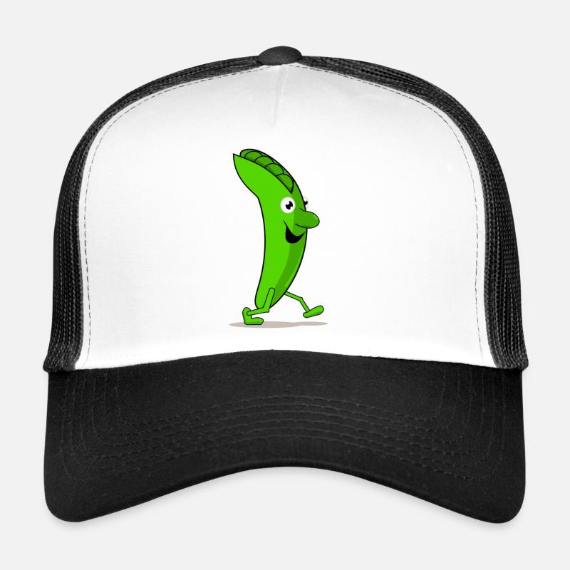 Funny pea - Trucker Cap - Weiß/Schwarz