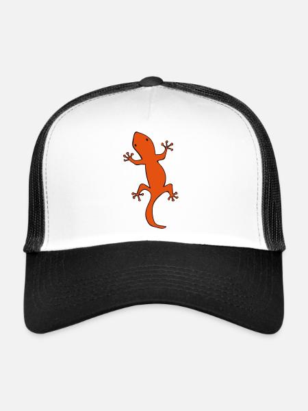 salamander - Trucker Cap - white/black