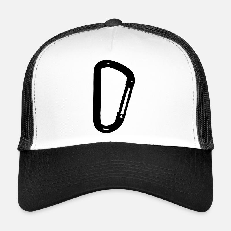 Carabiner - Trucker Cap - Weiß/Schwarz