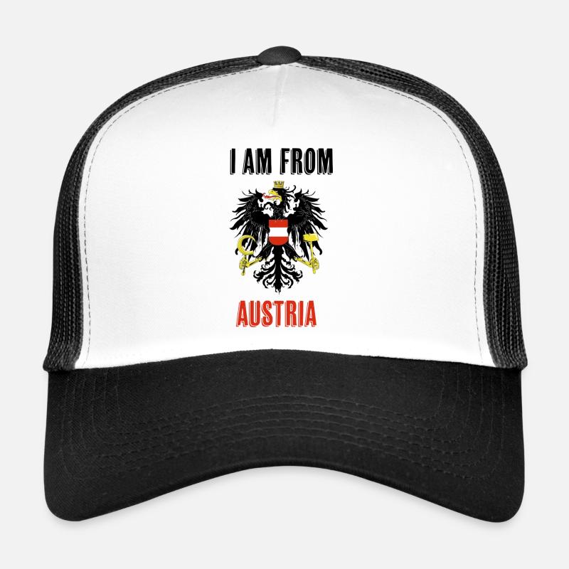 Je viens d'Autriche Casquette trucker 