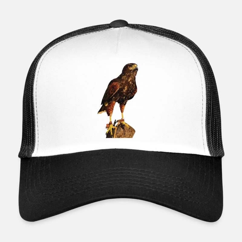 Reddish-reddish hawk Trucker Cap