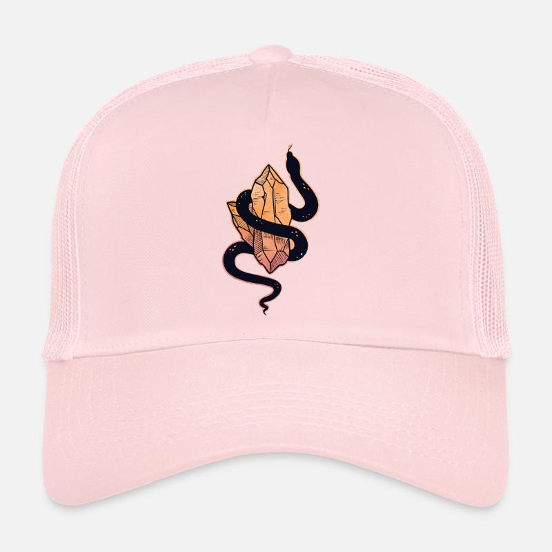Serpent cristaux Casquette trucker 