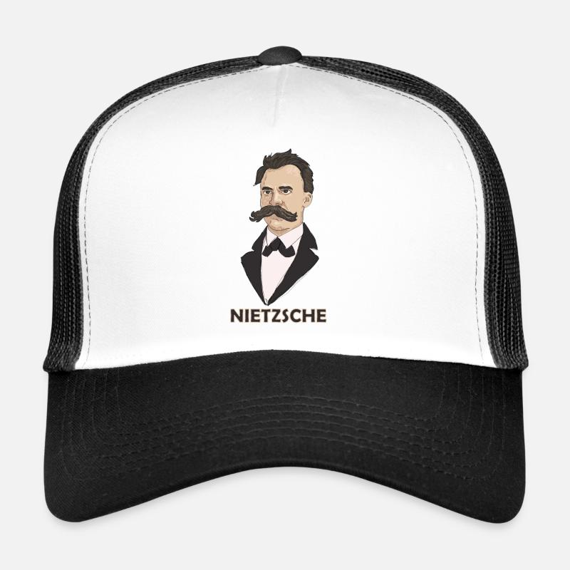 Nietzsche - Trucker Cap - Weiß/Schwarz