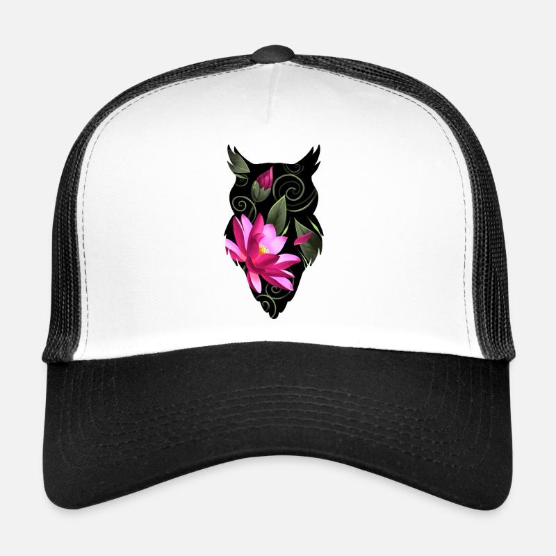 Eule mit Blumen Trucker Cap