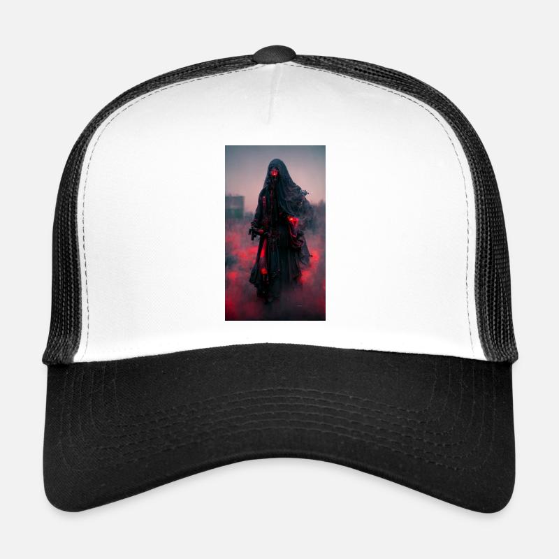 Roter Sensenmann Trucker Cap