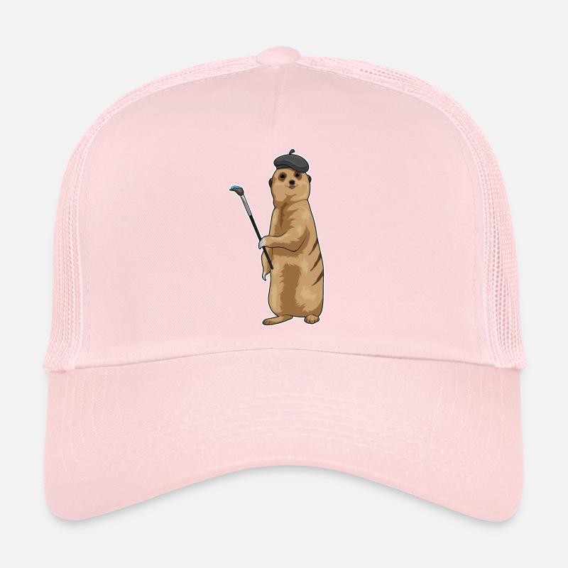 Erdmännchen Maler Pinsel Trucker Cap
