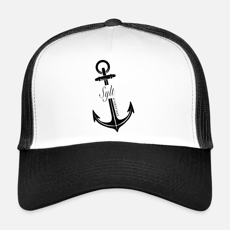 Sylt - Trucker Cap - Weiß/Schwarz