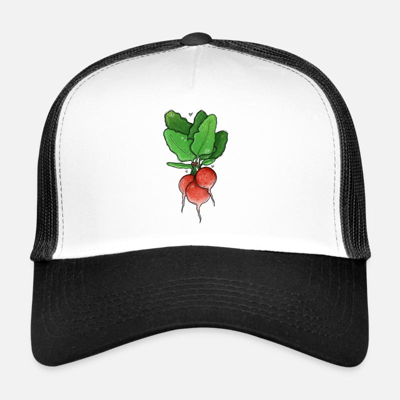 Illustration de radis Casquette trucker 
