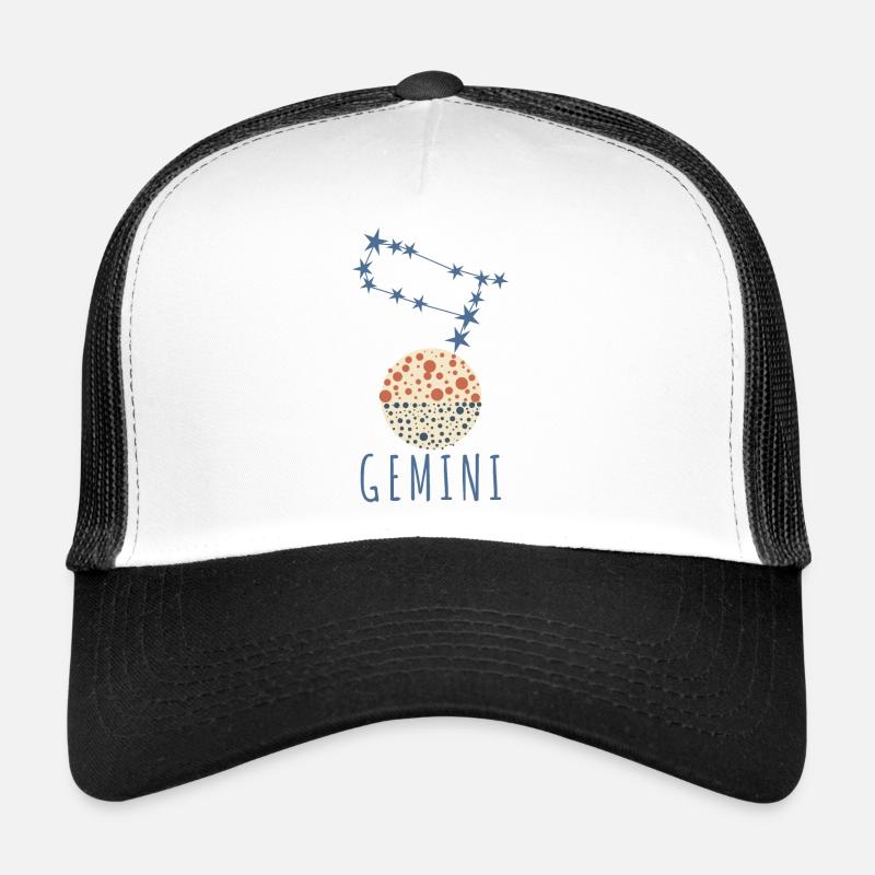 La constellation des Gémeaux Casquette trucker 