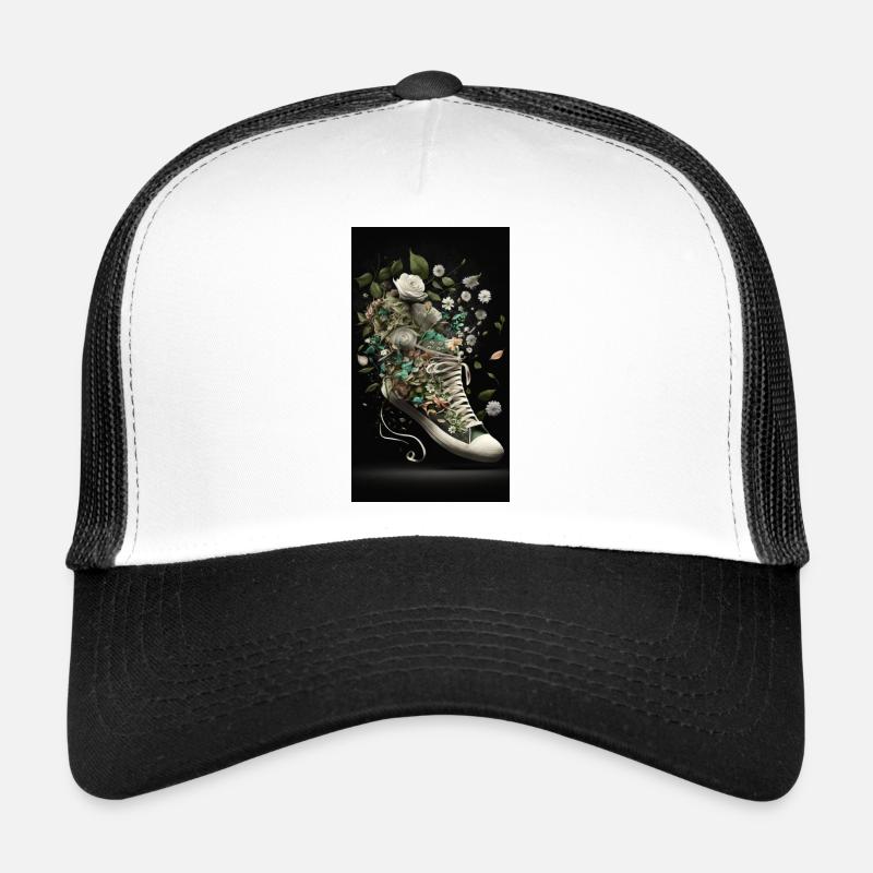 Schuh - Trucker Cap - Weiß/Schwarz