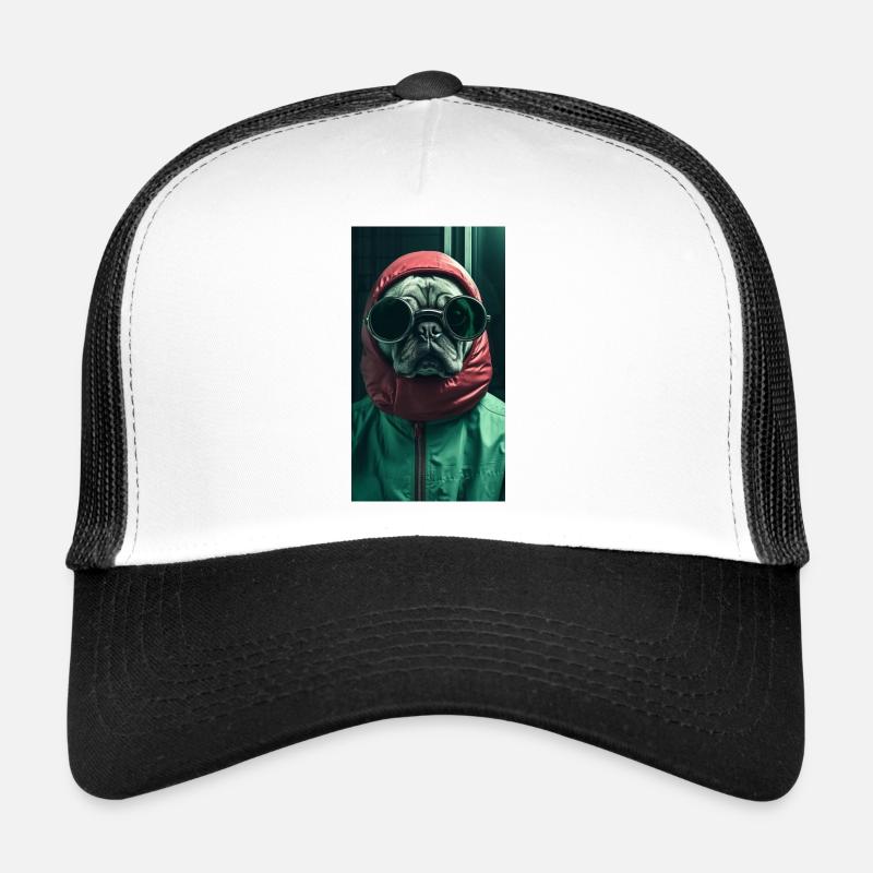Pug Mops – Cool & Confident Trucker Cap