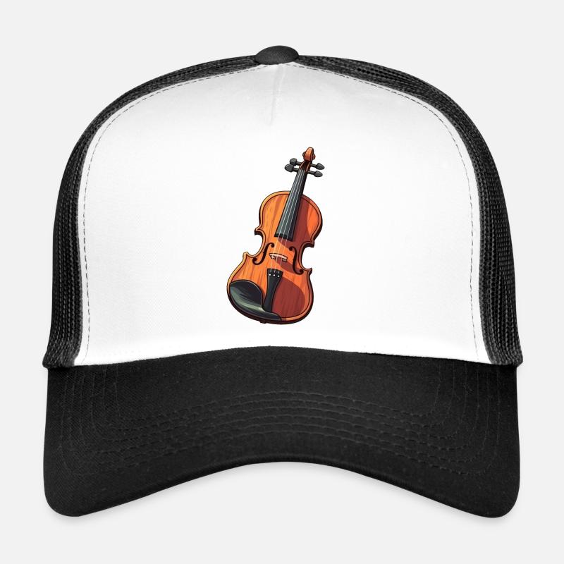 Violon dans le style comique Casquette trucker 