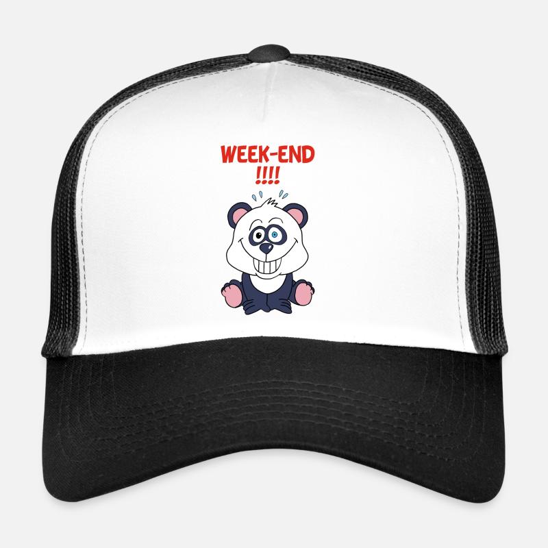 Panda am Wochenende Trucker Cap
