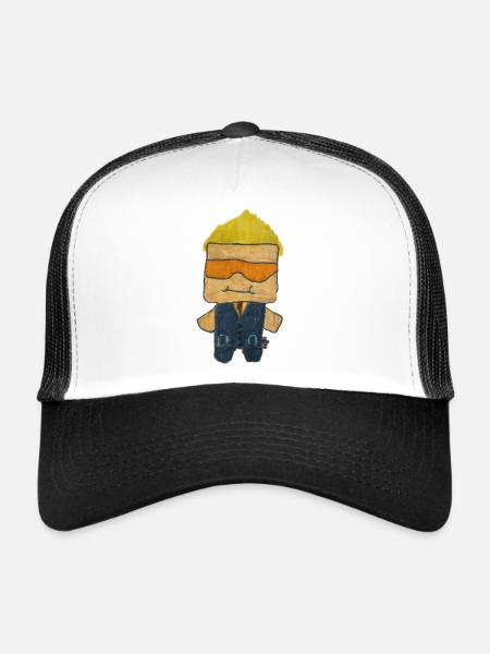Agent A - Trucker Cap - Weiß/Schwarz