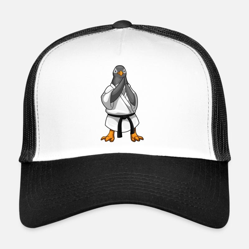 Penguin Karaté Arts Martiaux Casquette trucker 