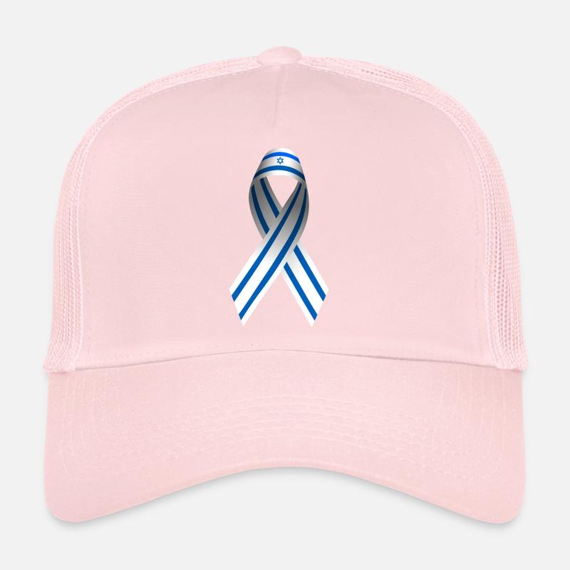 Israel Bow Peace Sign Flag Trucker Cap