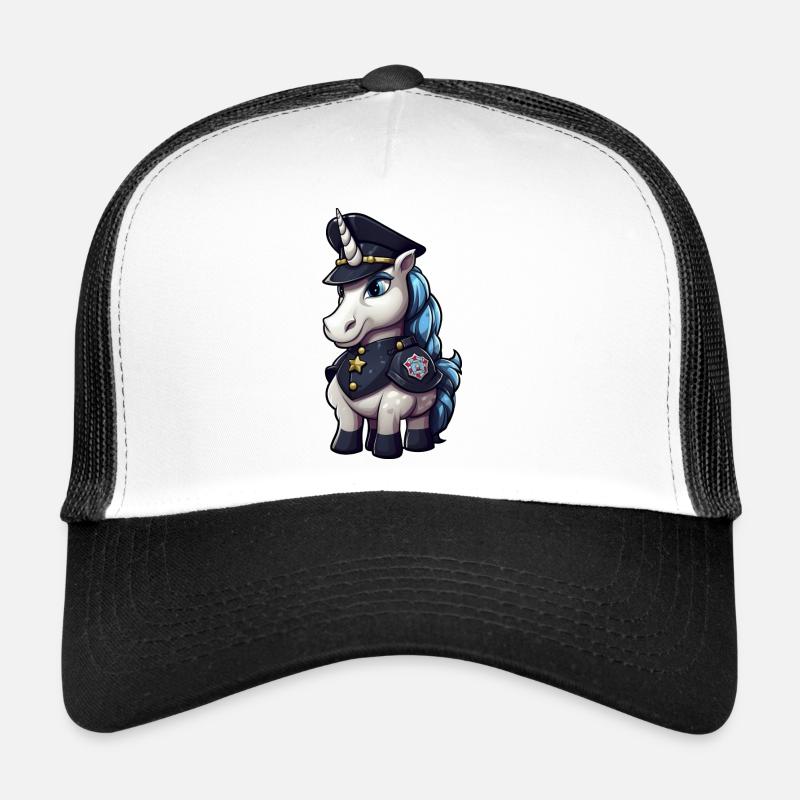 Polizei Einhorn Trucker Cap