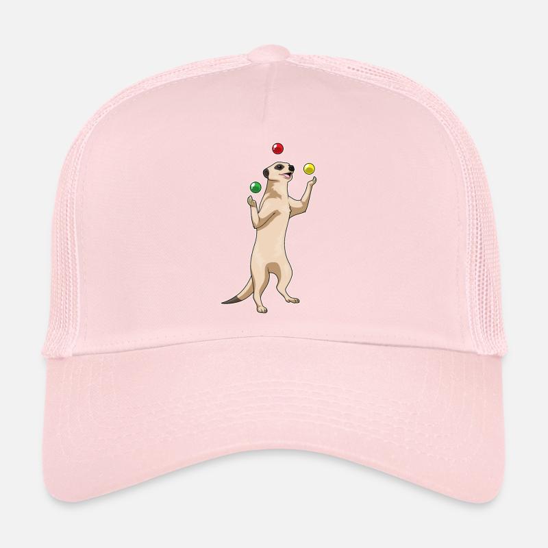 Jongleur de suricate jonglant Casquette trucker 