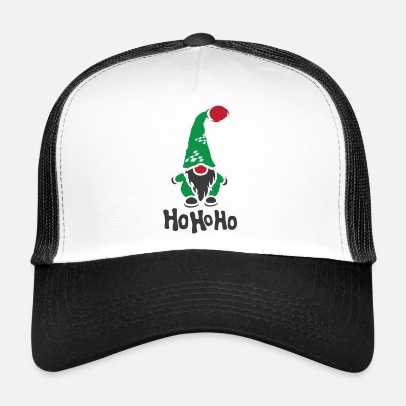 hohoho gnome icône de noël icône graphique Casquette trucker 