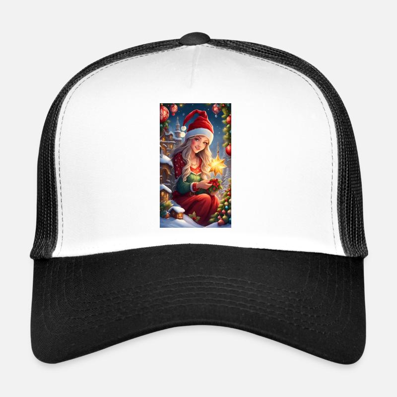 Season's Greetings - Trucker Cap - white/black