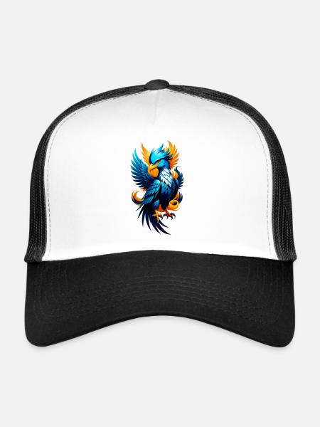 Phenix - Phoenix - Firebird - Trucker Cap - white/black - Front