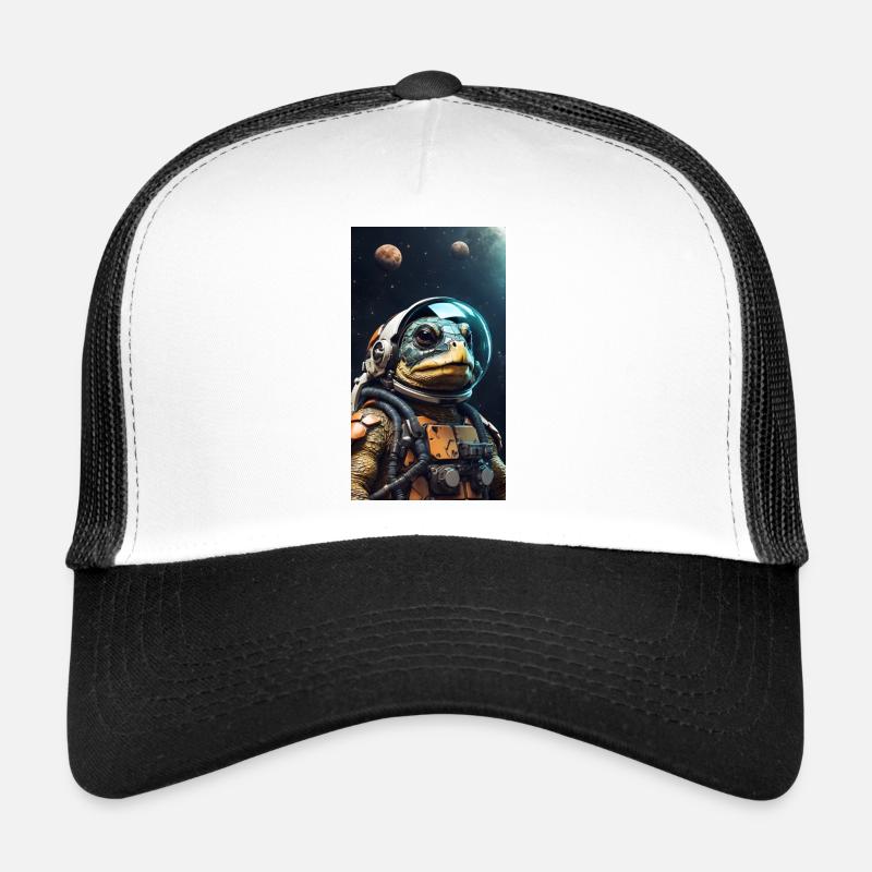 Turtle Astronaut Trucker Cap